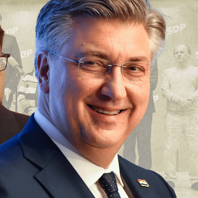 Peđa Grbin i Andrej Plenković