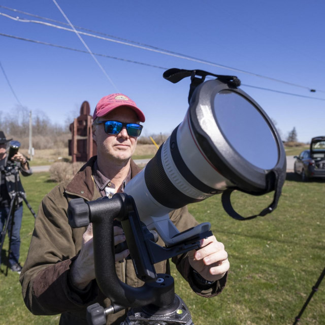 Cape Vincent, New York; priprema za pomrčinu
