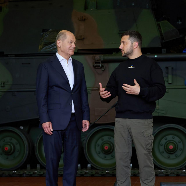 Olaf Scholz i Volodimir Zelenski