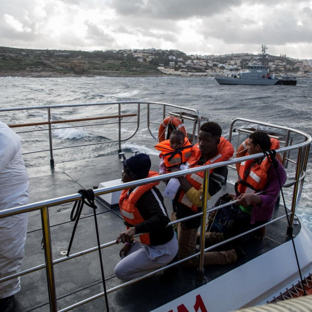 Migranti dolaze u Europu, ilustracija