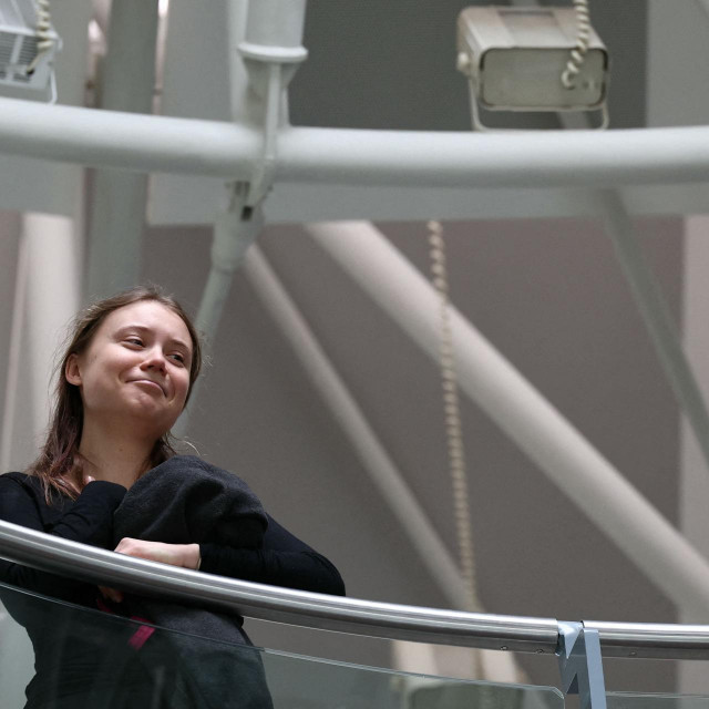 Švedska aktivistica za spas okoliša Greta Thunberg u Strasbourgu

 

 