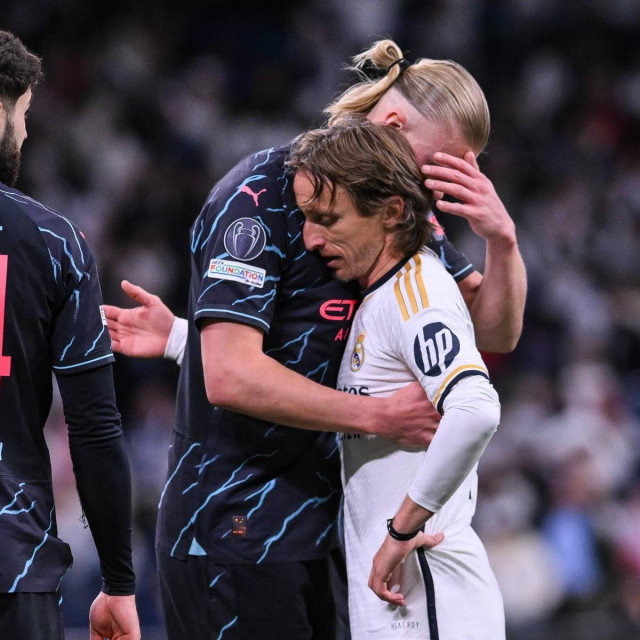 Eling Haaland i Luka Modrić
