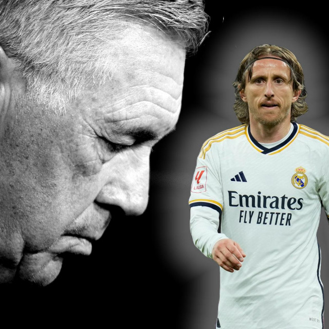 Carlo Ancelotti i Luka Modrić