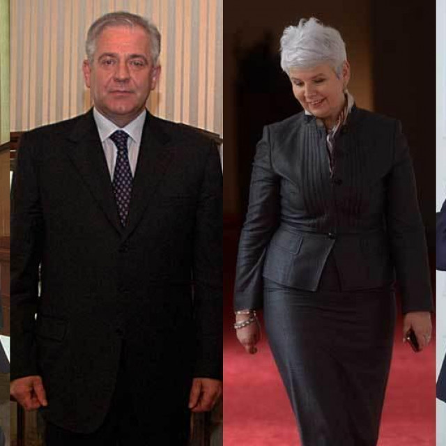 Slijeva nadesno: Ivica Račan prvi je srušio HDZ, Ivo Sanader dvaput je slavio na izborima, Jadranka Kosor je vlast predala Zoranu Milanoviću, Andrej Plenković slavio je dva posljednja puta