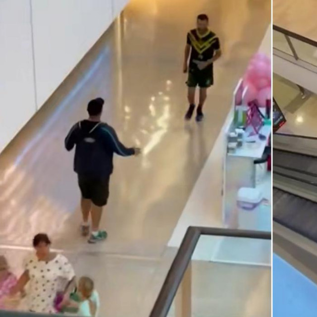 Heroji u šoping centru u Sydneyju