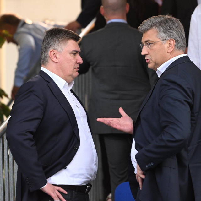 Zoran Milanović i Andrej Plenković 