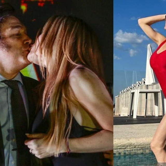 Javier Milei i Fatima Florez