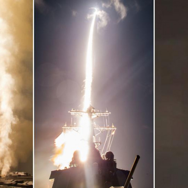 Lansiranje projektila SM-3 s razrača klase Arleigh Burke; presretanje projektila na Bliskom istoku