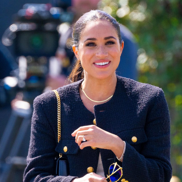Point de Vue Out
Mandatory Credit: Photo by Shutterstock (12897274z)
Meghan Duchess of Sussex at Jaguar Land Rover Driving Challange during the Invictus Games at Zuiderpark in The Hague.
Jaguar Land Rover Driving Challenge, 5th edition of the Invictus Games, Zuiderpark, The Hague, The Netherlands - 16 Apr 2022