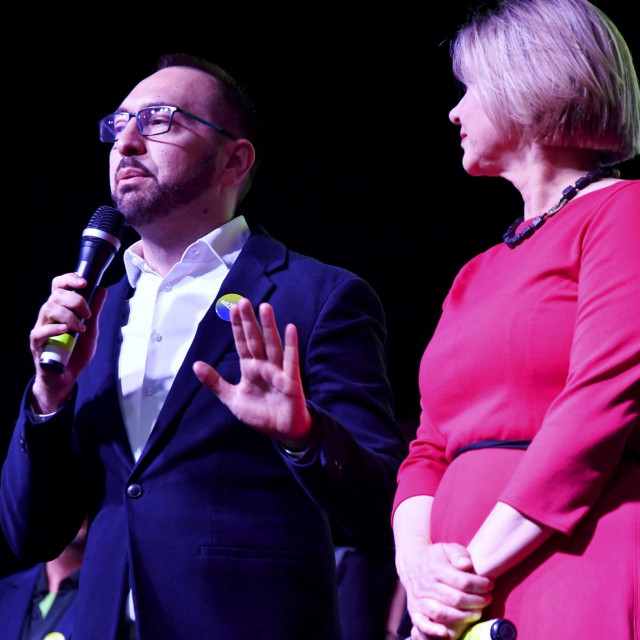 Tomislav Tomašević i Sandra Benčić