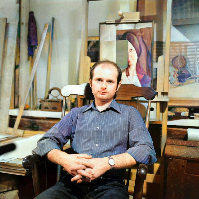 U ateljeu u Vlaškoj 40, 1971.