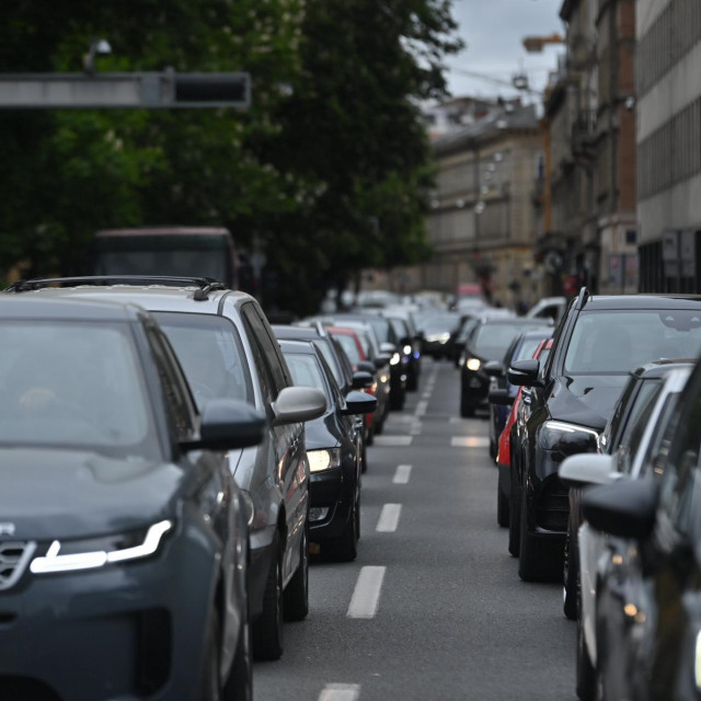 Prometna guzva, ilustracija