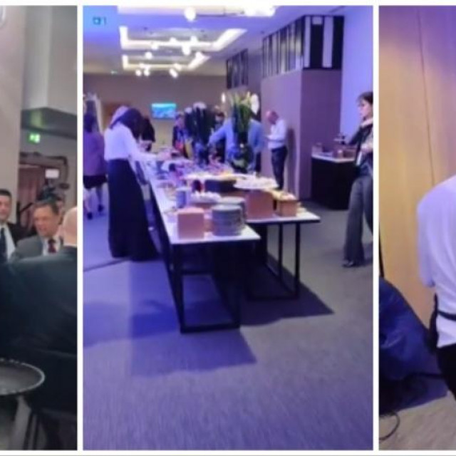 Strani radnici poslužuju hranu u stožeru DP-a