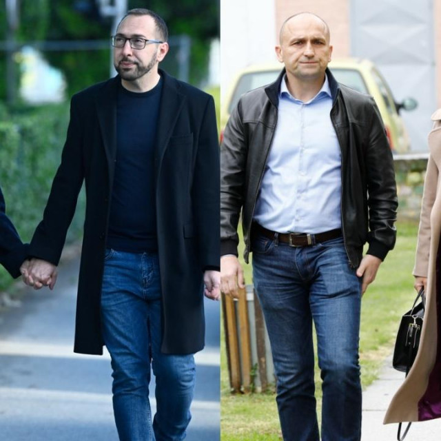 Tomislav Tomašević i Ivan Anušić sa suprugama