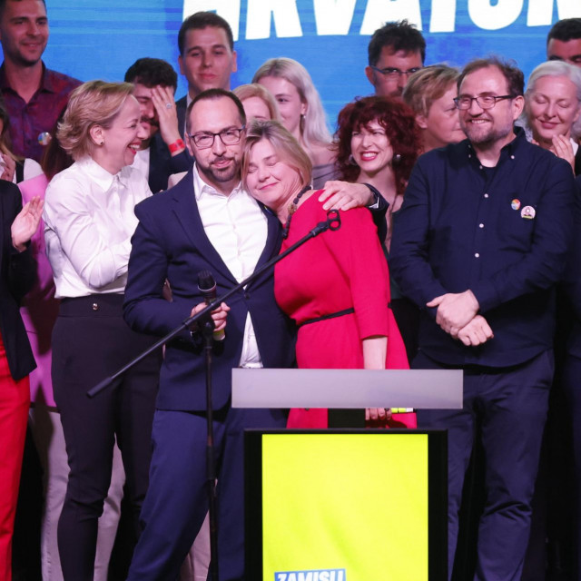 Tomislav Tomašević i Sandra Benčić