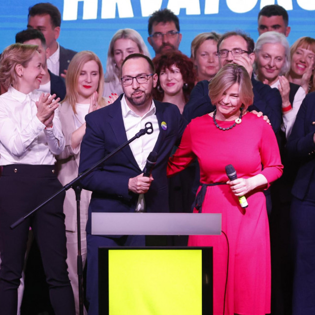 Tomislav Tomašević i Sandra Benčić