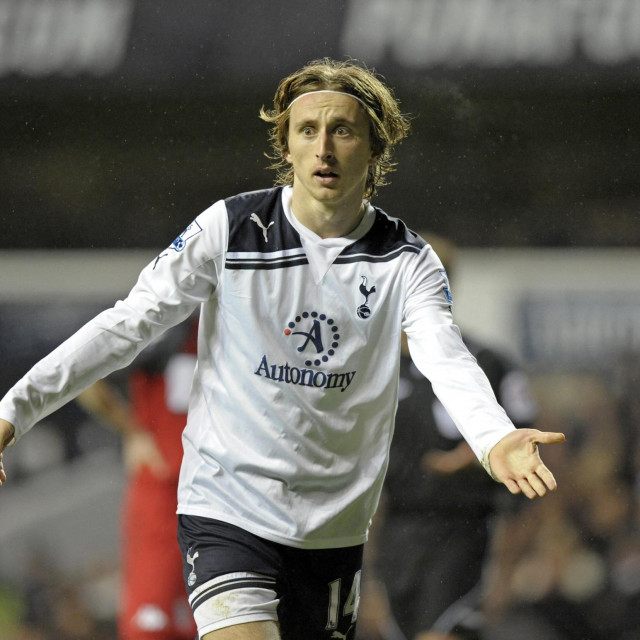 Luka Modrić iz razdoblja u dresu Tottenhama