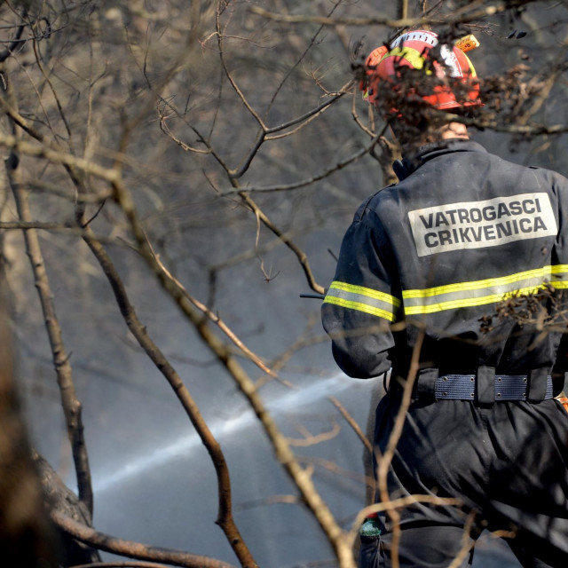 Požar na području Crikvenice u kolovozu 2022.