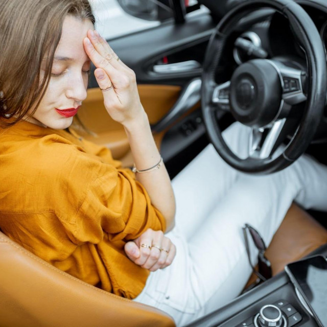 Vlasnica automobila, ilustracija