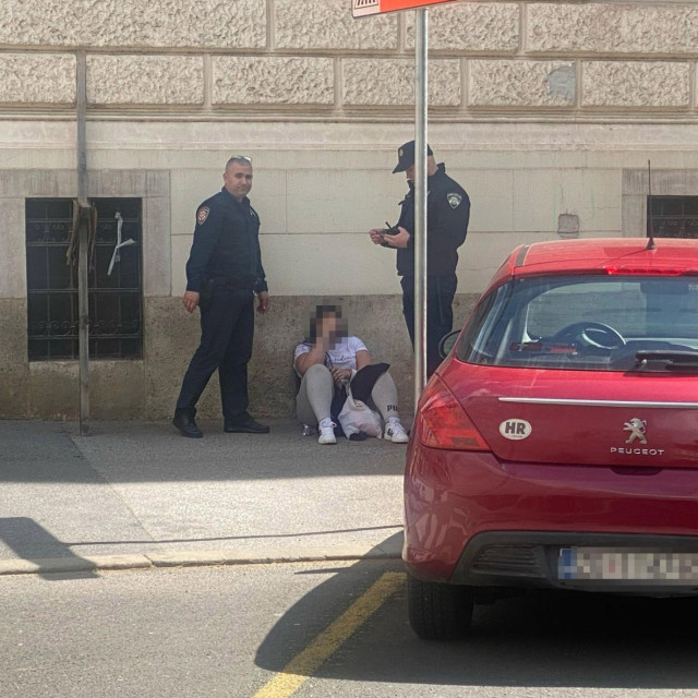 Prizor s mjesta hvatanja navodne kradljivice