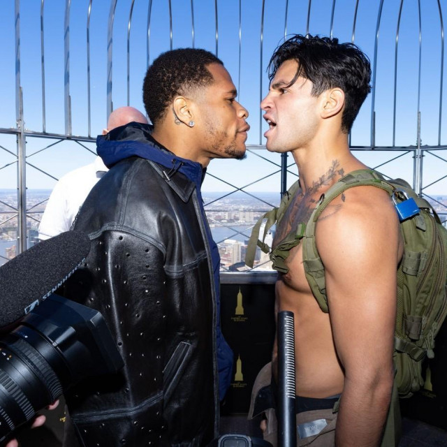 Devin Haney (lijevo) i Ryan Garcia (desno)
