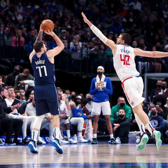 Luka Dončić i Ivica Zubac