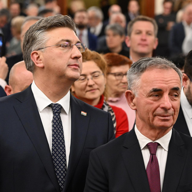 Andrej Plenković i Milorad Pupovac