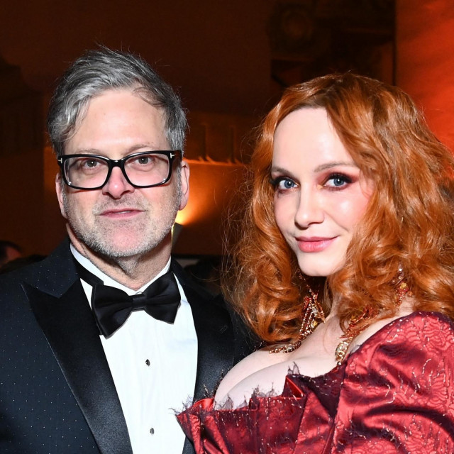 George Bianchini i Christina Hendricks