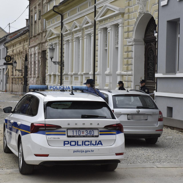 Policijski očevid u Starčevičevoj ulici