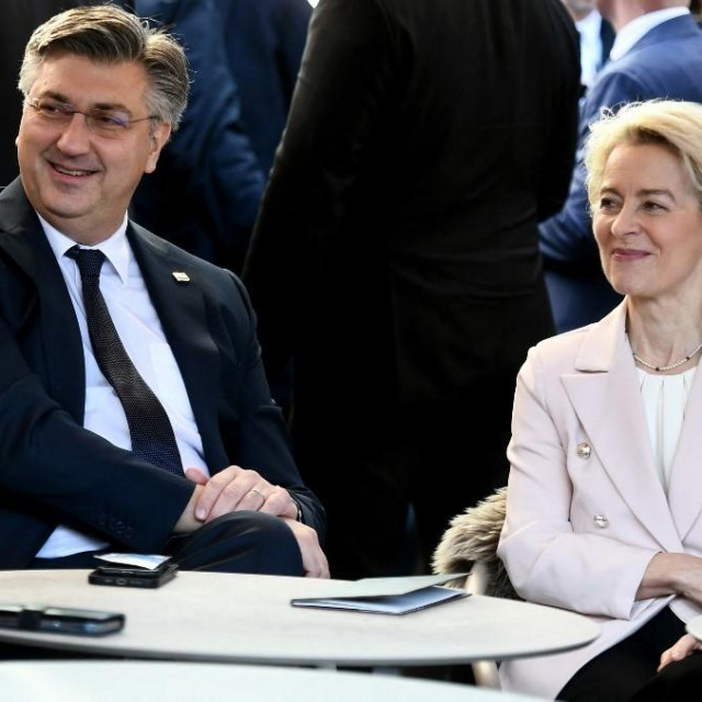 Andrej Plenković i Ursula von der Leyen 