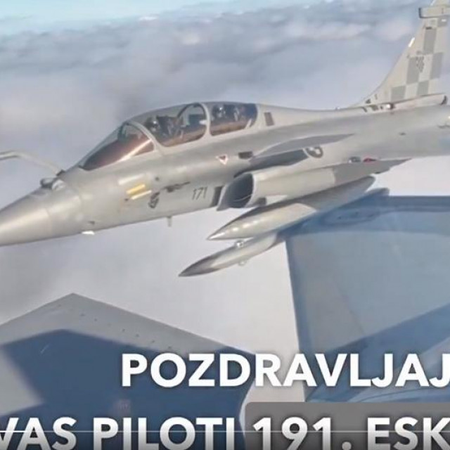 Rafalei ušli u hrvatski zračni prostor
