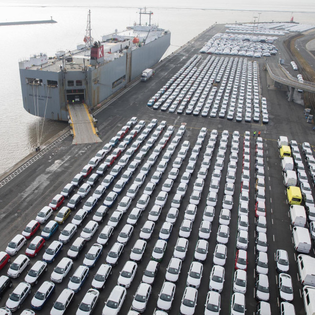 Volkswagen vozila u luci Emden