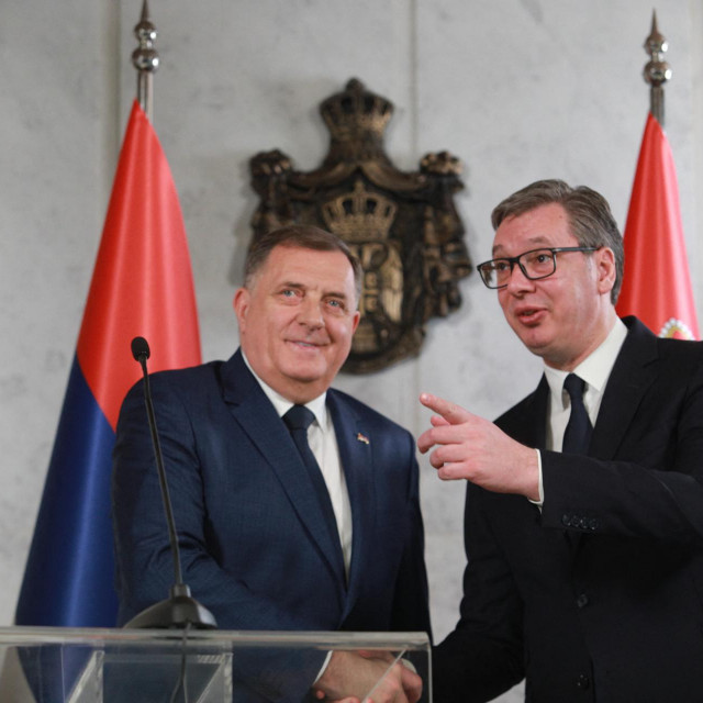 Milorad Dodik i Aleksandar Vučić