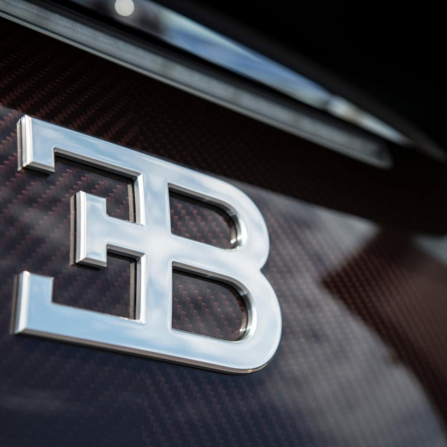 Bugatti logo, ilustracija