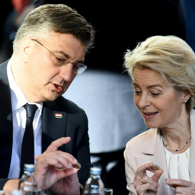 Andrej Plenković i Ursula von der Leyen