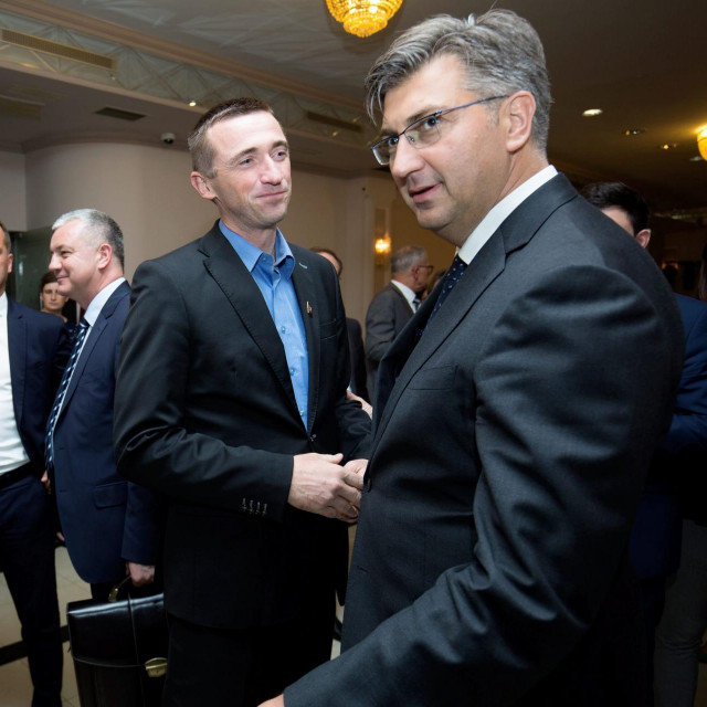 Ivan Penava i Andrej Plenković