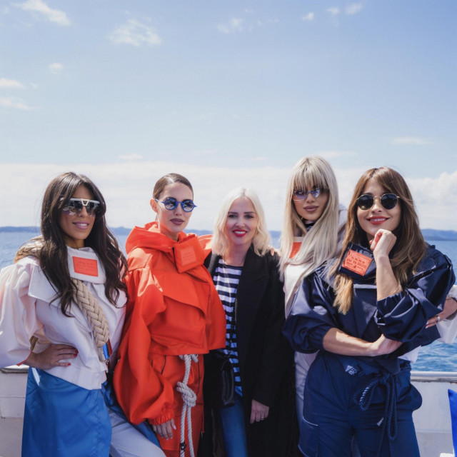 Kristina Burja na predstavljanju nove kolekcije