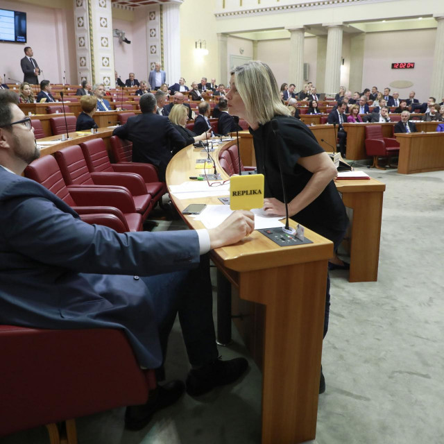 Peđa Grbin, Sandra Benčić i Andrej Plenković