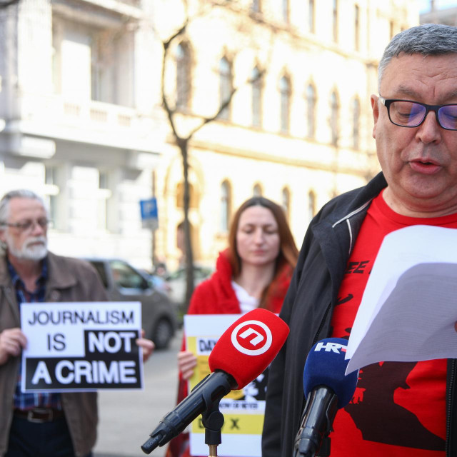 Sindikat novinara Hrvatske (arhivska fotografija)