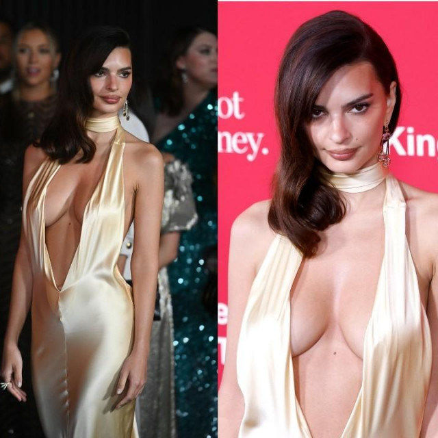 Emily Ratajkowski u haljini dubokog dekoltea