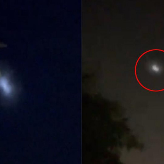 Neobična svjetlost na nebu