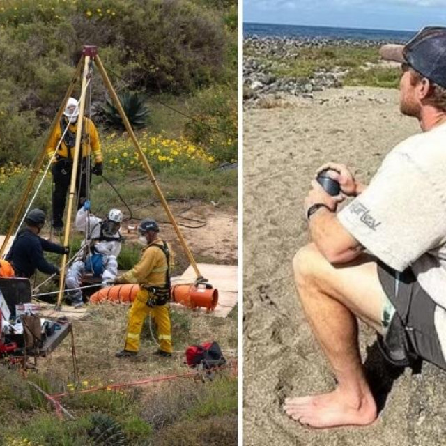 Bunar kod plaže La Bocana u kojemu su pronađena četiri tijela; australska braća Jake (30) i Callum Robinson (33) te Amerikanac Jack Carter Rhoad (30)