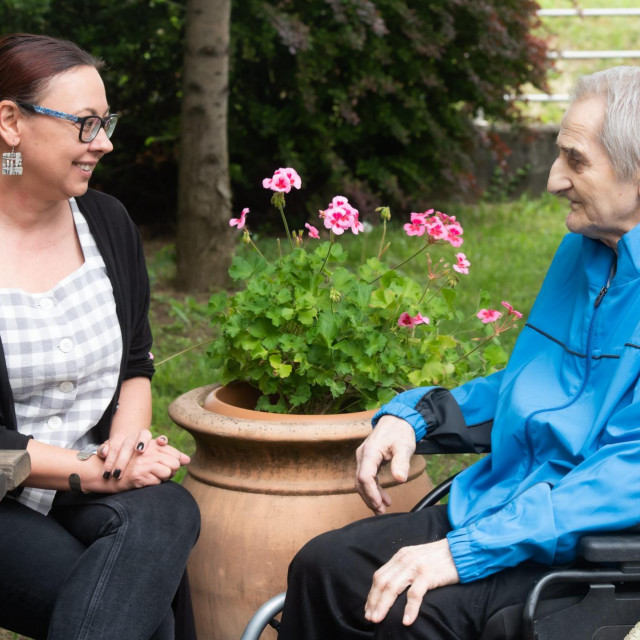 Vjekoslav Šubić i ravnateljica Dunja Marušić Brezetić