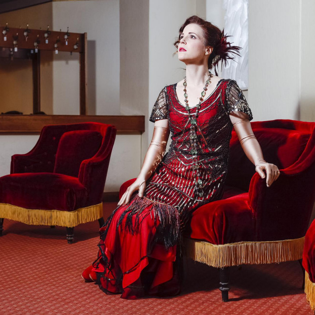 Sopranistica Marija Kuhar Šoša u kostimu za ‘Traviatu‘