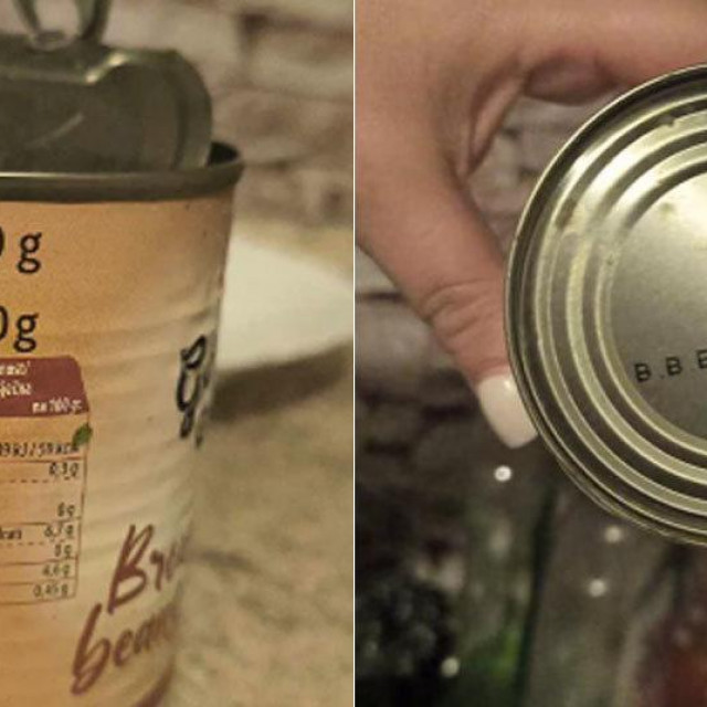 Konzerva graha u kojoj je pronađen rep štakora