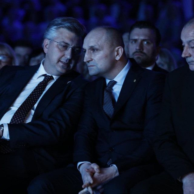Andrej Plenković i Ivan Anušić 