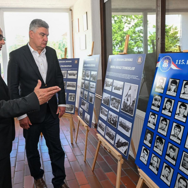 Milanović na obilježavanju 32. obljetnice ustrojavanja 115. brigade Hrvatskog vijeća obrane Zrinski Tuzla