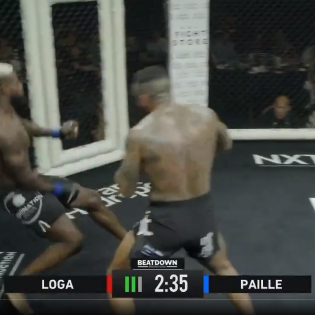 Mario Loga vs Daryl Paille trenutak nokauta