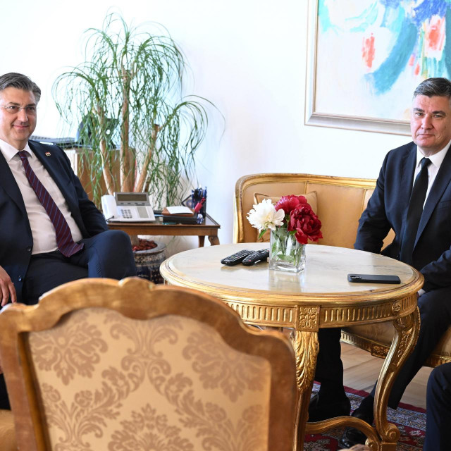 Andrej Plenković i Zoran Milanović