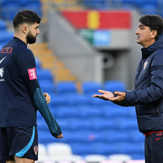 Joško Gvardiol i Zlatko Dalić
